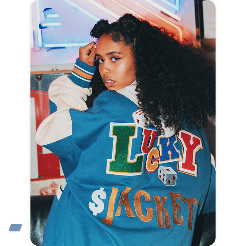 VANIS — Retro Varsity Jacket with Statement Patches