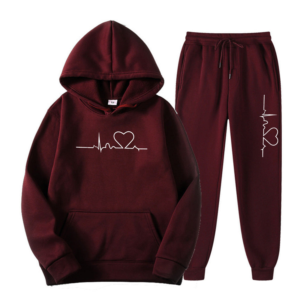 ORORA — Women's Hoodie and Jogger Tracksuit Set with Sharp Detail