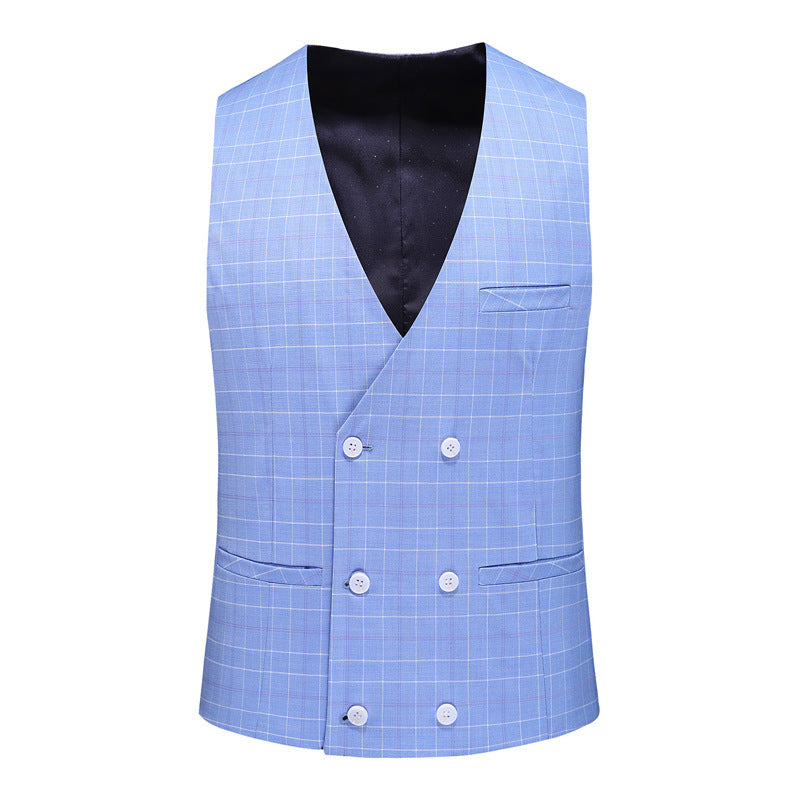 DAXA — Men's Tailored Three-Piece Suit Set with Sharp Detail