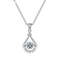 AERRIS — 50 Point Moissanite Necklace in White Gold