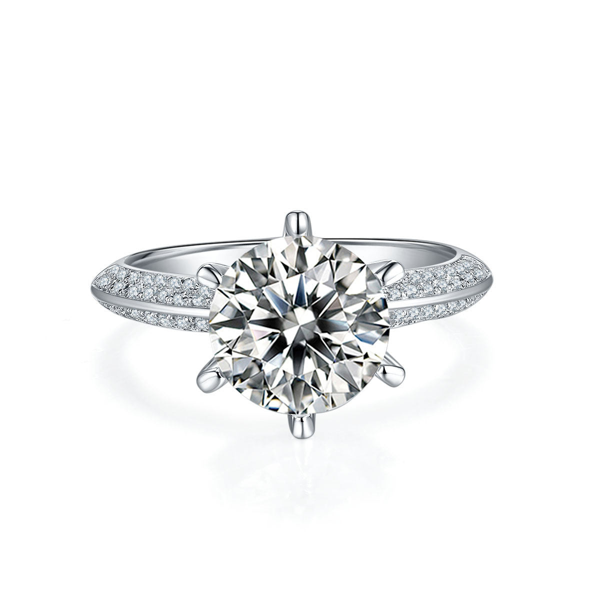 NEXOR — 3 Carat Moissanite Ring in Solid 925 Silver