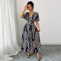LORARA — Women's Elegant Dress with Clean AURA Drape