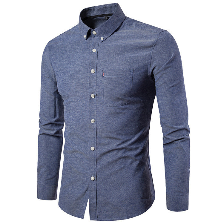XAVOR — Men's Button-Up Shirt with Clean Daily Finish