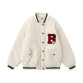 VEXDEN — Men's Sherpa Varsity Jacket in Oversized Fit