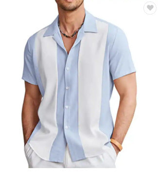 RENRIS — Men's Printed Vacation Shirt with Relaxed Fit