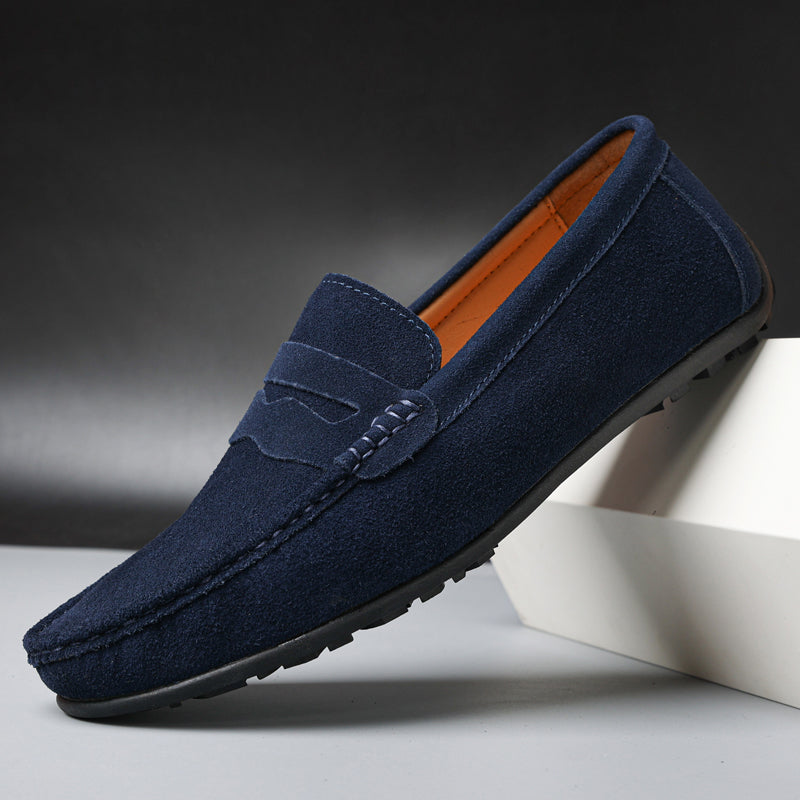 LORAR — Men's Suede Loafers with Soft Italian Finish