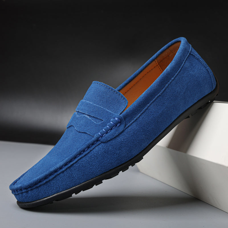 LORAR — Men's Suede Loafers with Soft Italian Finish