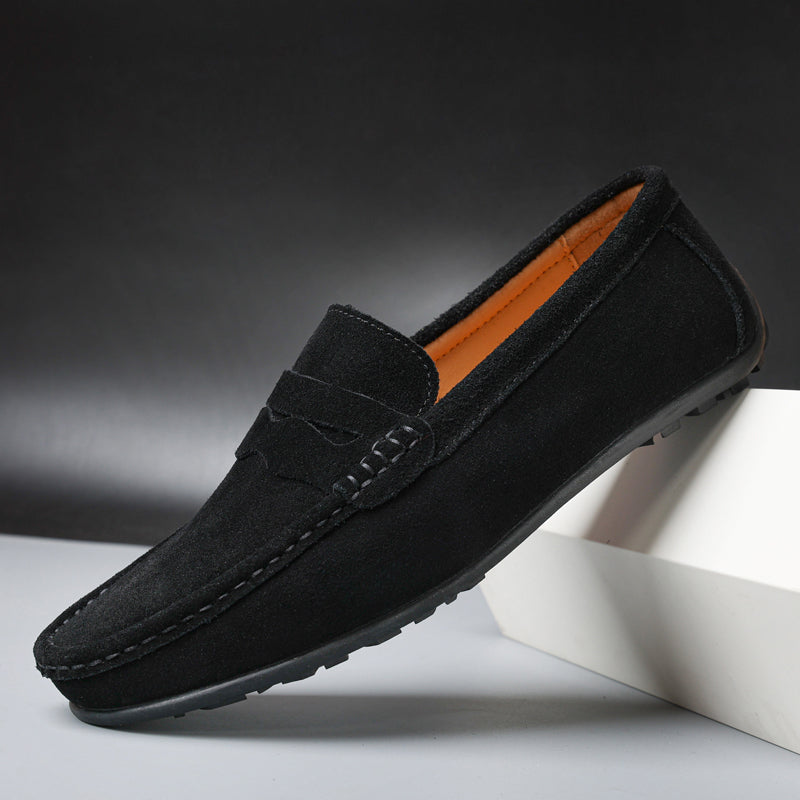 LORAR — Men's Suede Loafers with Soft Italian Finish