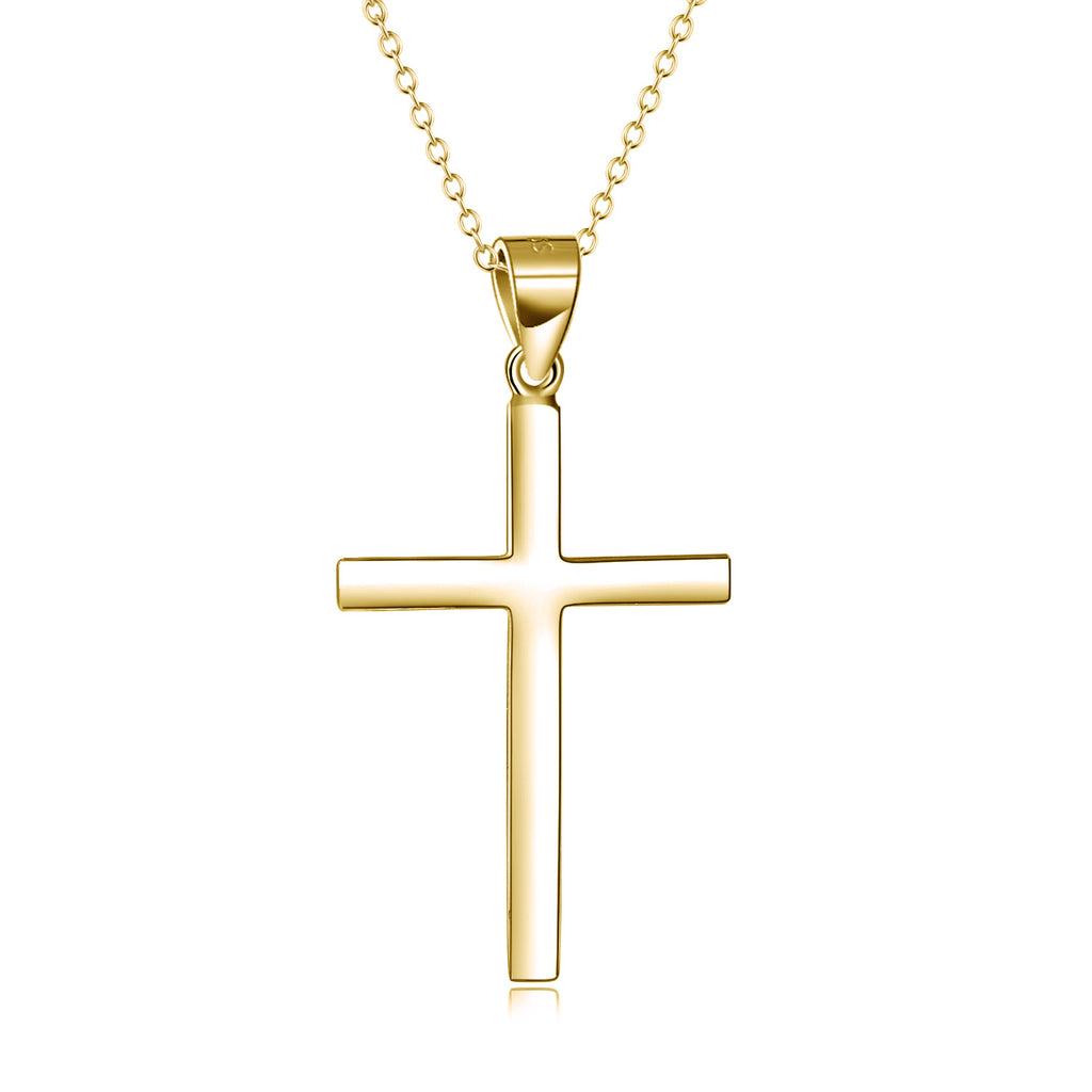 VALORA — Sterling Silver Cross Pendant Necklace Gift