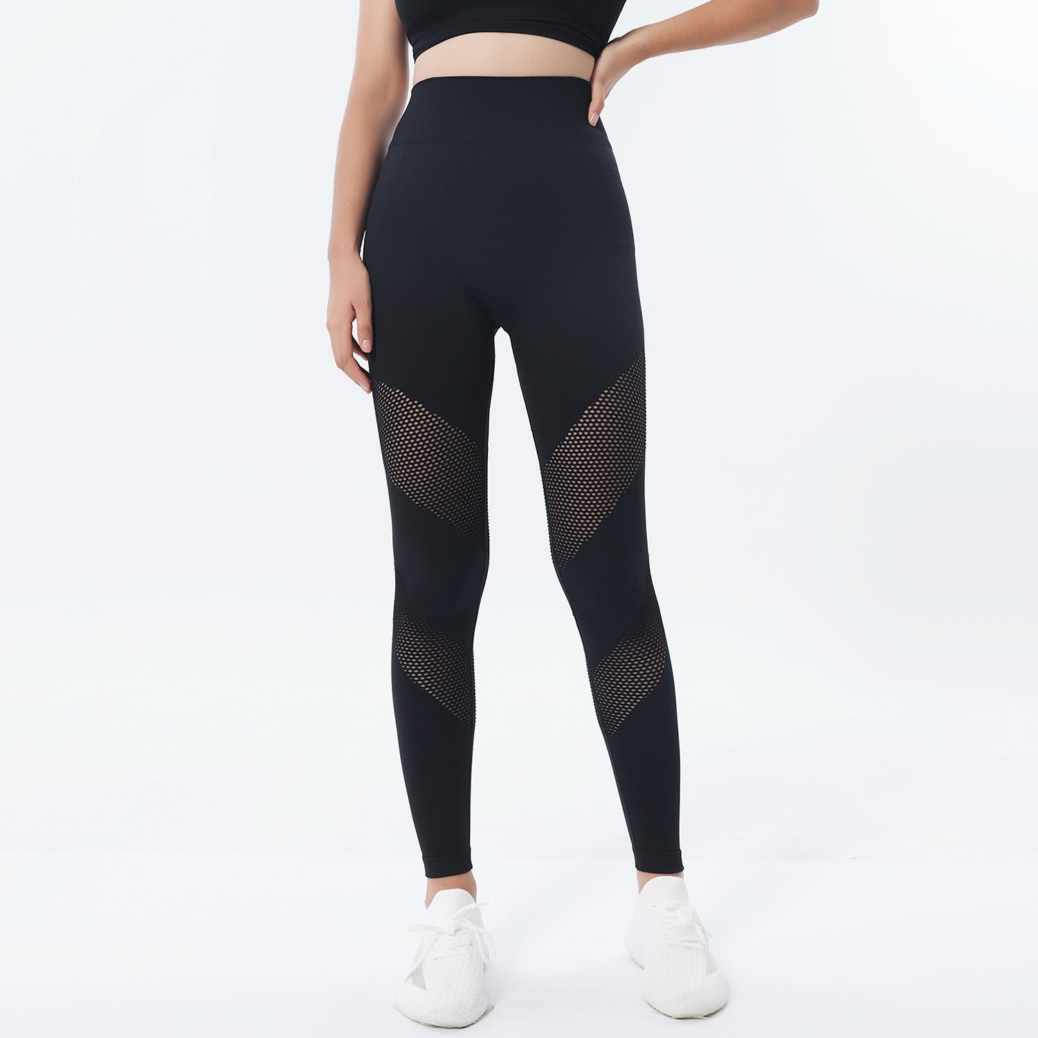 VARA — Ombre Mesh High-Waist Active Leggings for Women