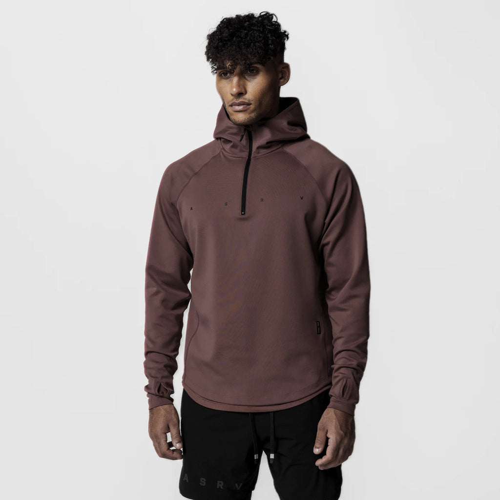 SENAEL — Men's Half-Zip Hooded Active Pullover Jacket