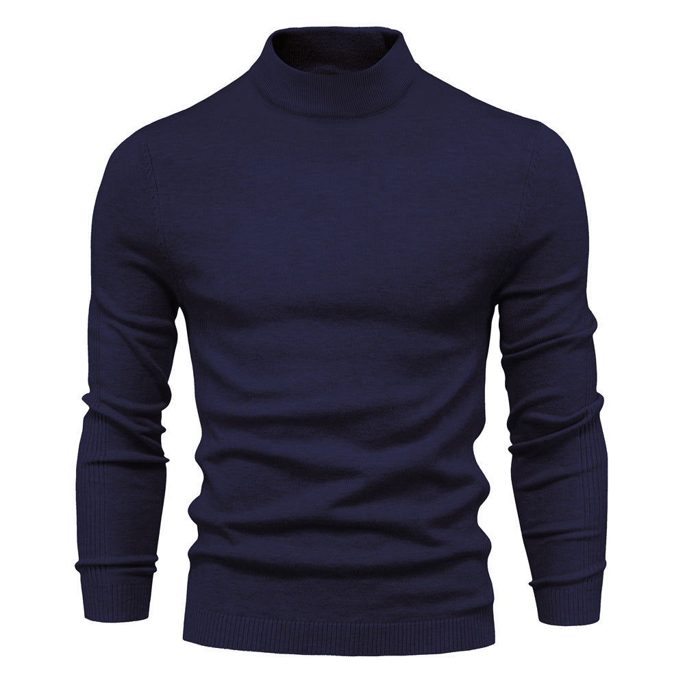 KORIA — Geometric Color-Block Knit Sweater Pullover