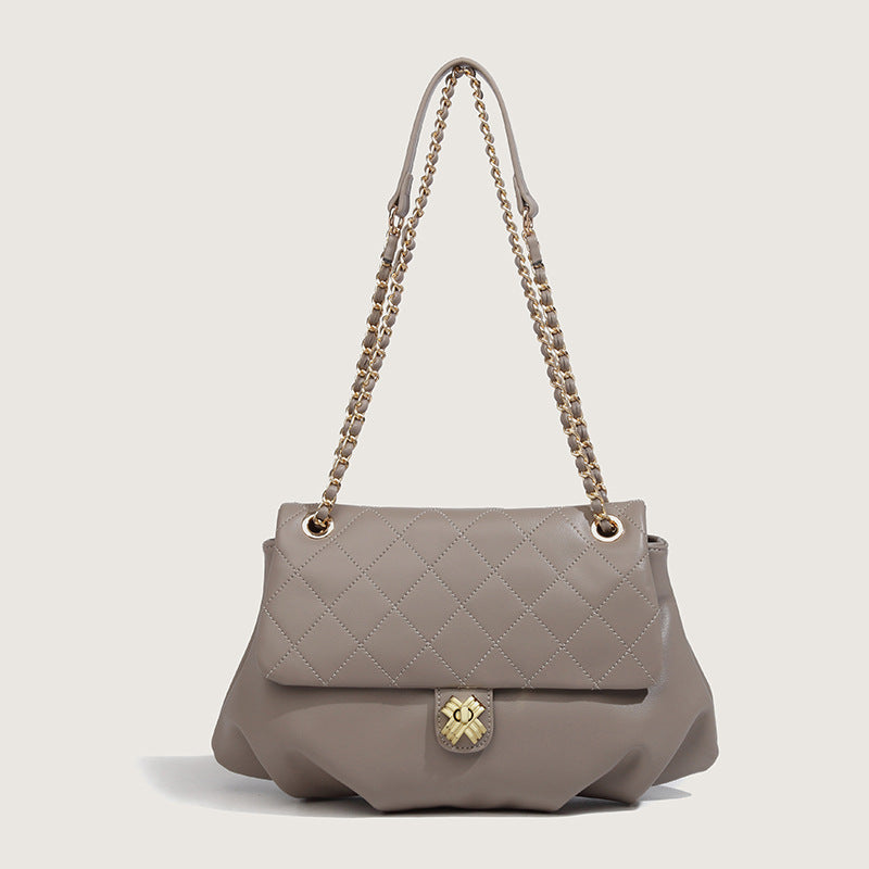 SENDEN — Elegant Chain Shoulder Handbag for Women with Sharp Detail