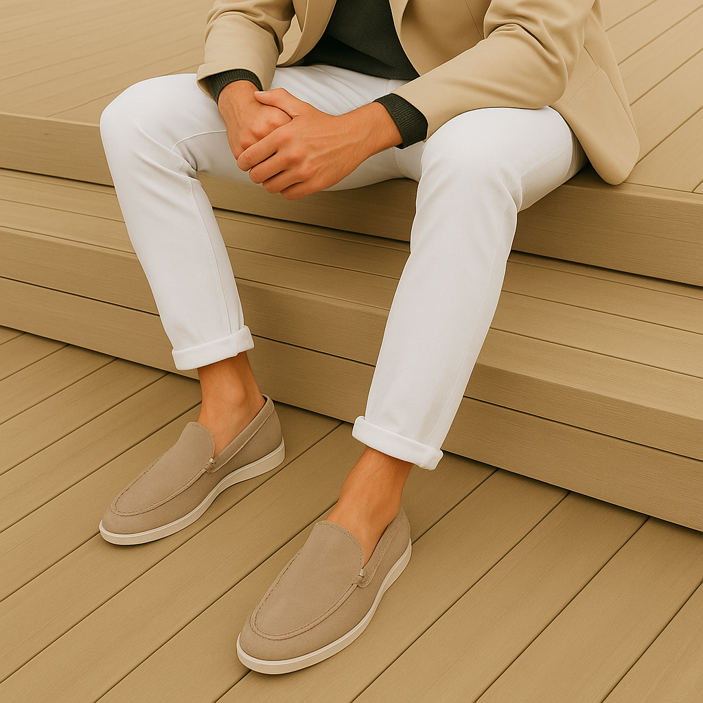 VALAR — Men's Suede Loafers with Soft Italian Finish