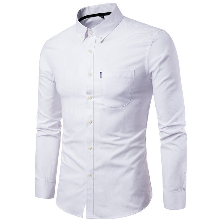 XAVOR — Men's Button-Up Shirt with Clean Daily Finish
