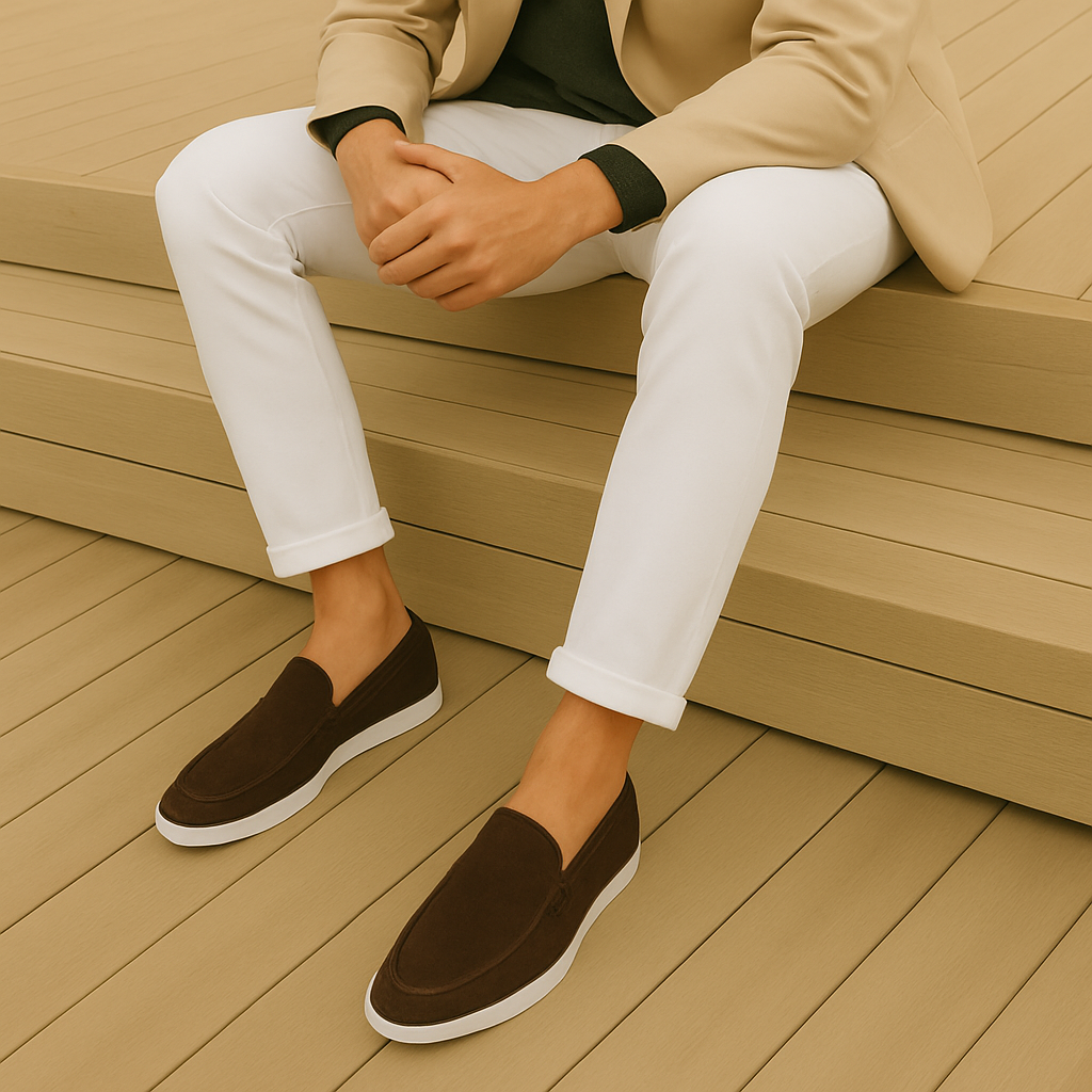 VALAR — Men's Suede Loafers with Soft Italian Finish