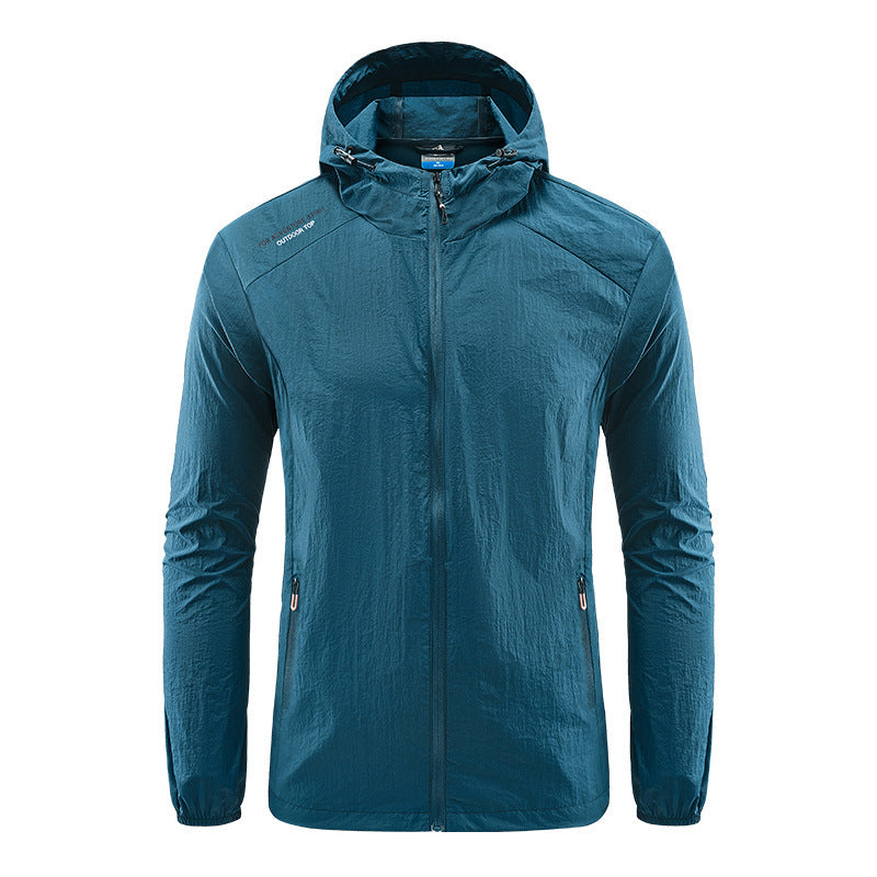 CORAEL — Men's Lightweight Hooded UV Windbreaker Jacket