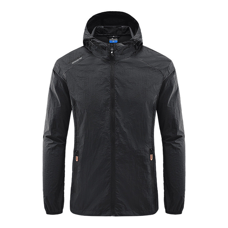 CORAEL — Men's Lightweight Hooded UV Windbreaker Jacket