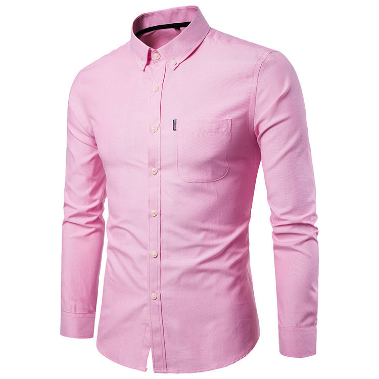 XAVOR — Men's Button-Up Shirt with Clean Daily Finish