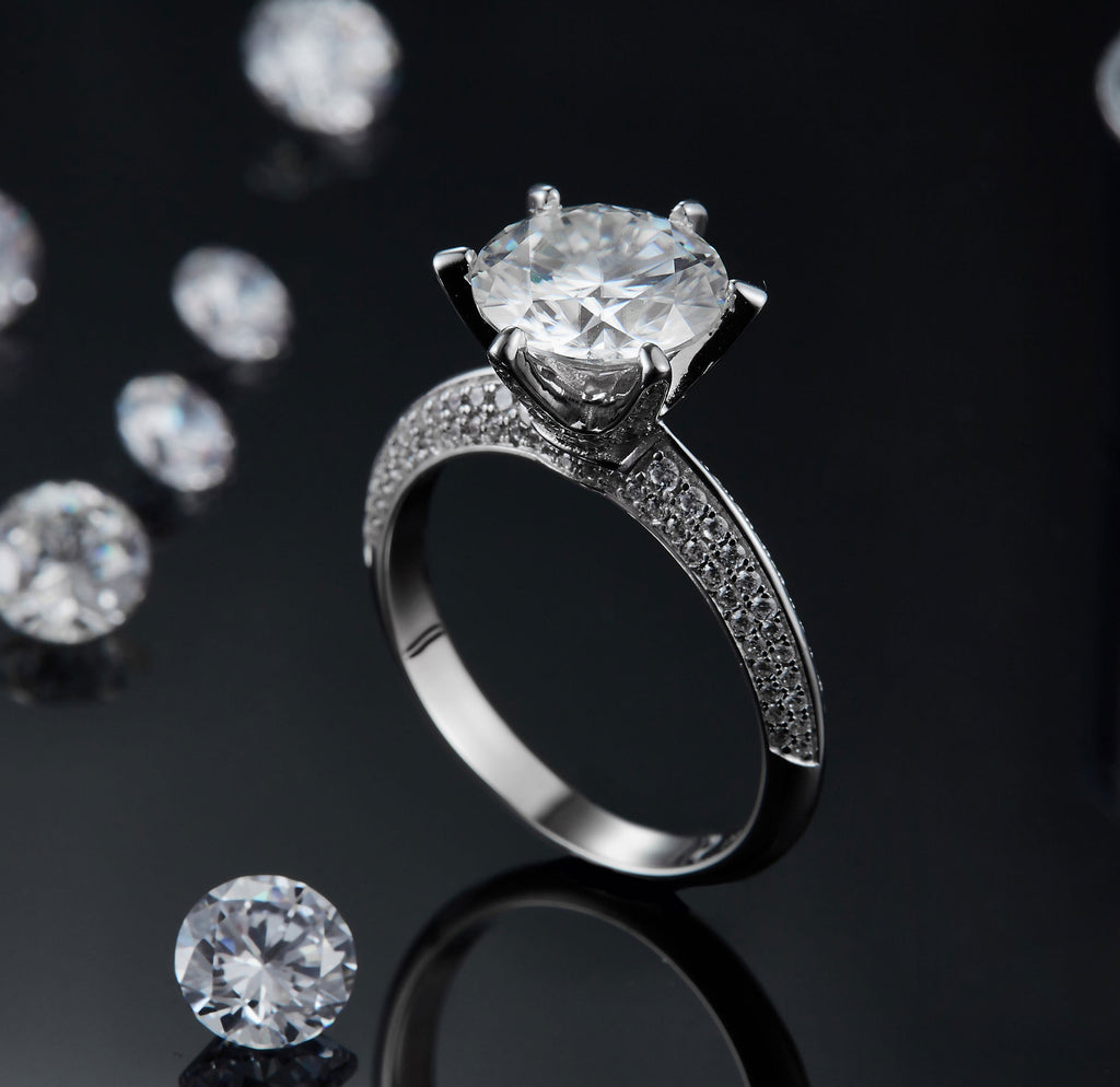 NEXOR — 3 Carat Moissanite Ring in Solid 925 Silver
