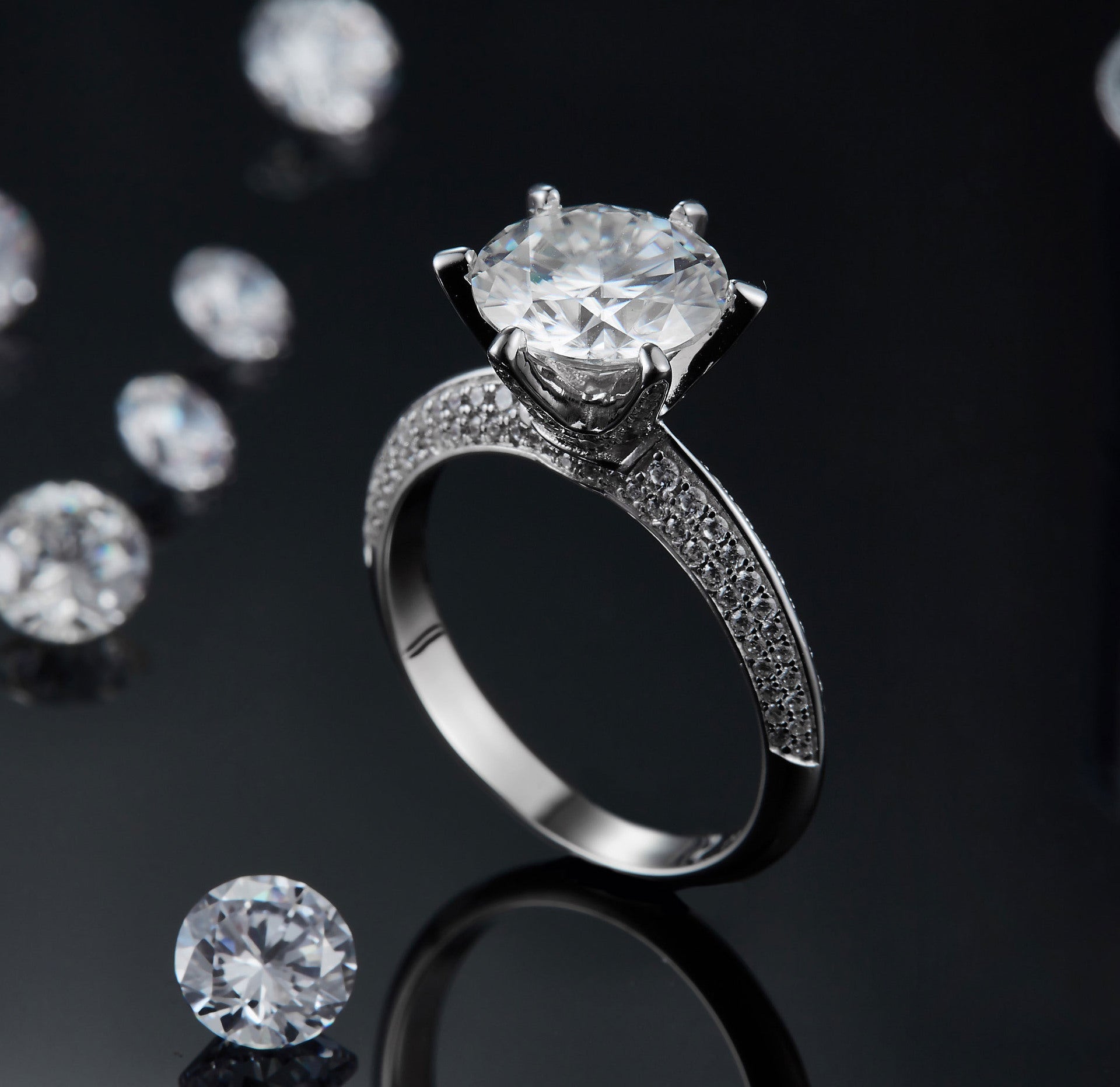 NEXOR — 3 Carat Moissanite Ring in Solid 925 Silver