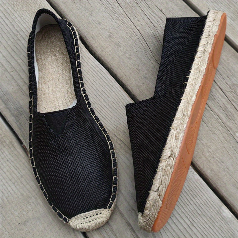 MAVE — Linen Espadrilles with Natural Summer Finish