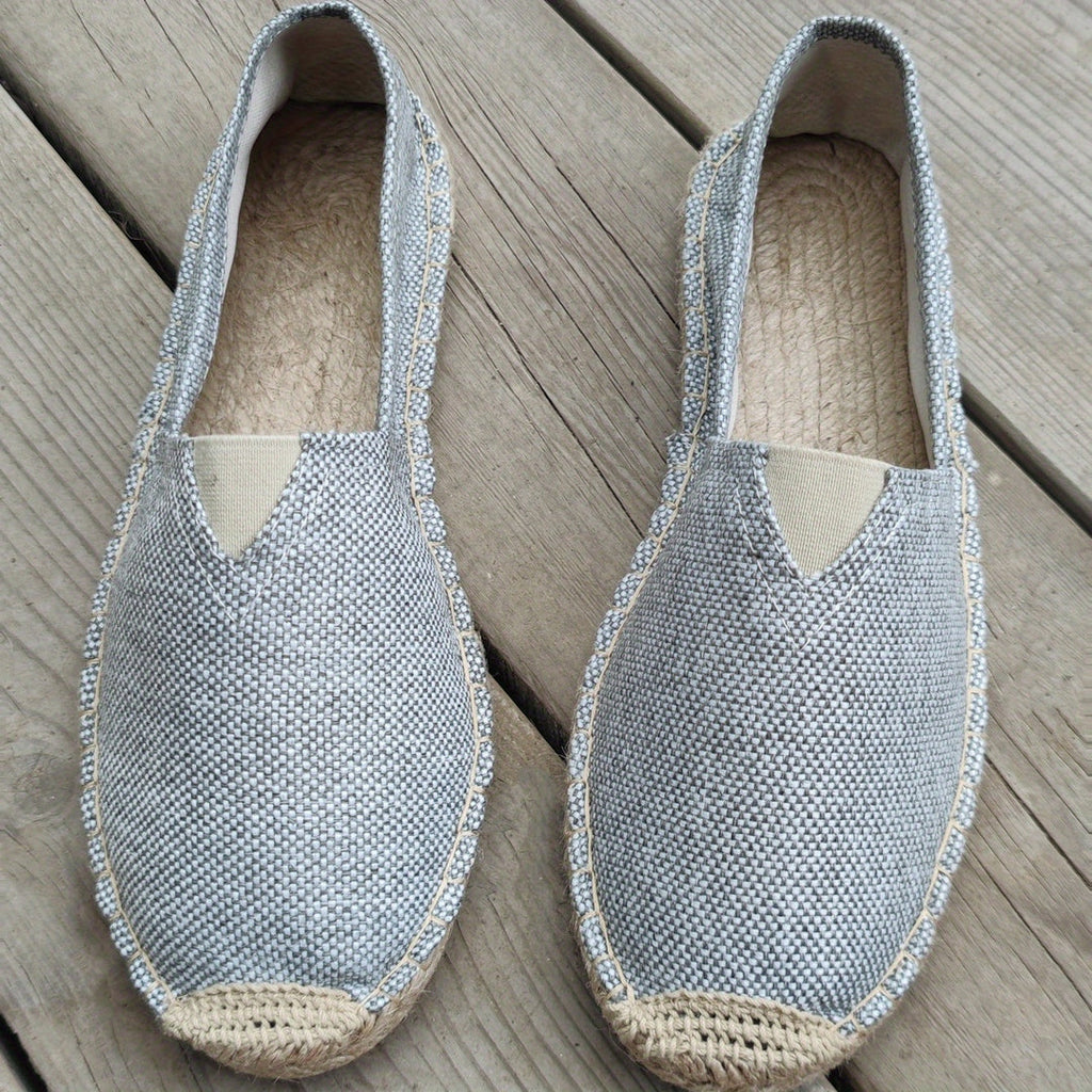 MAVE — Linen Espadrilles with Natural Summer Finish