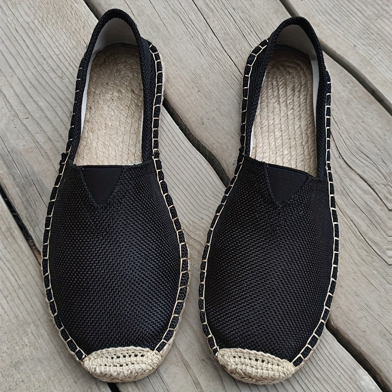 MAVE — Linen Espadrilles with Natural Summer Finish