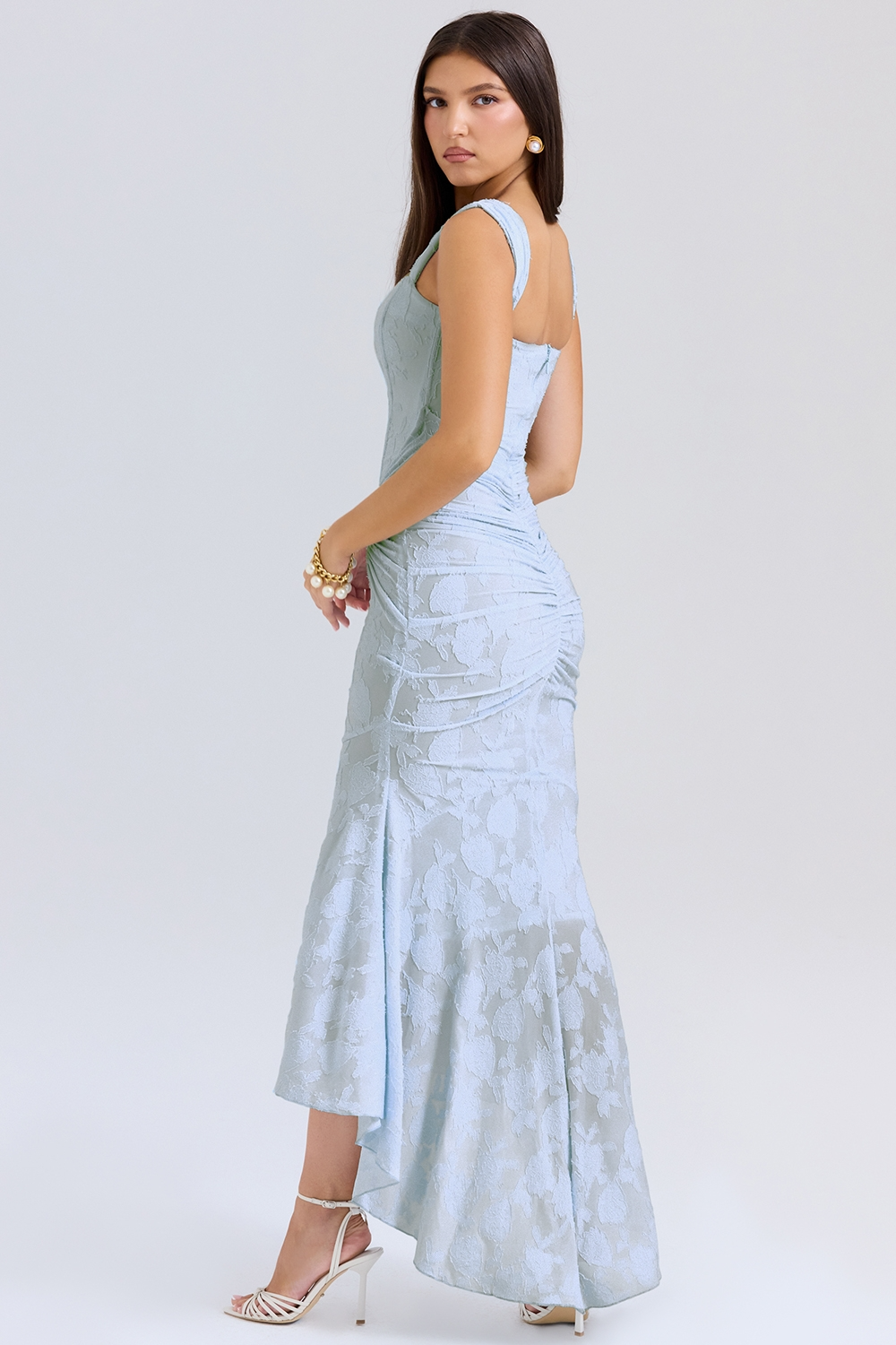 EVONN — Sculpted Midi Dress for Elegant Occasionwear