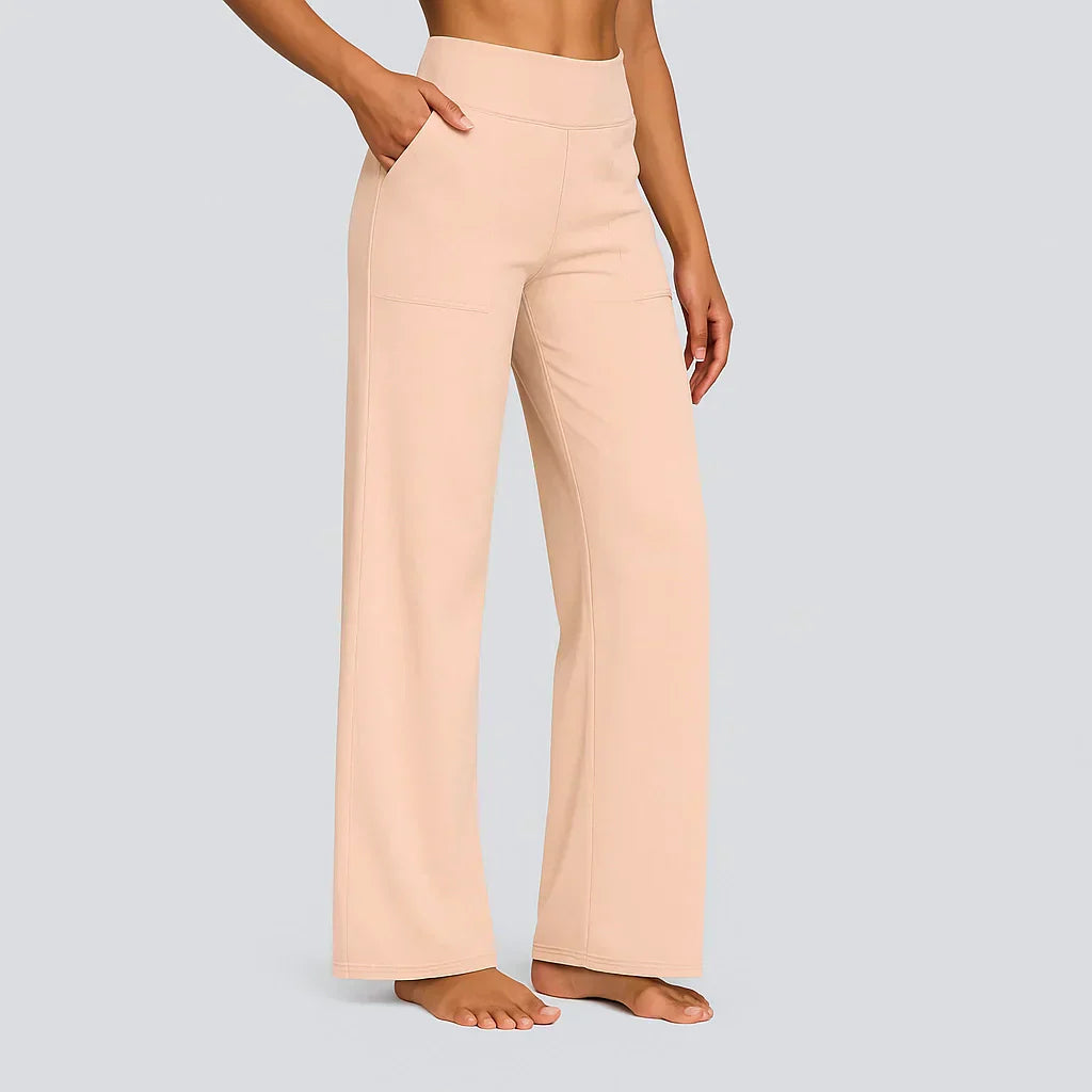 MAVAN — Soft Jersey Wide-Leg Pants with Easy Drape