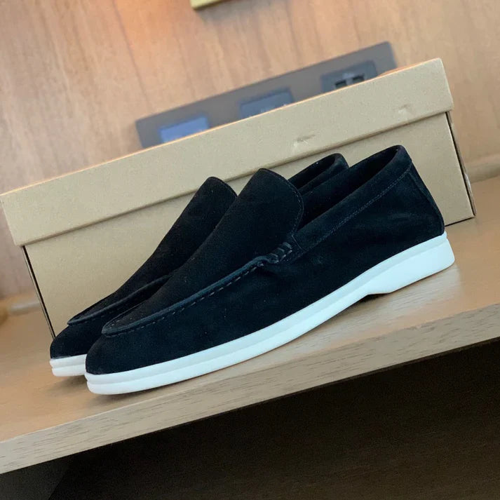 COROR — Men's Suede Loafers with Soft Italian Finish